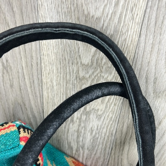 Travel Bag in bohemian beautiful Southwestern blanket fabrics - Picture 3 of 6